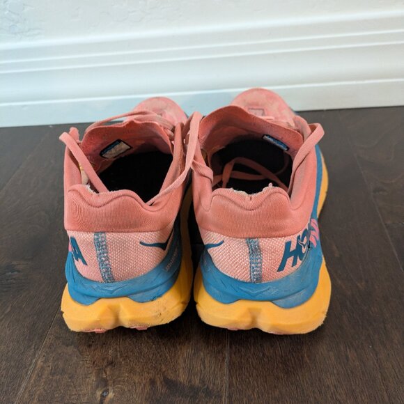 HOKA Tecton X Women’s Trail Running Shoes – Size 7.5 – Orange - Picture 5 of 14